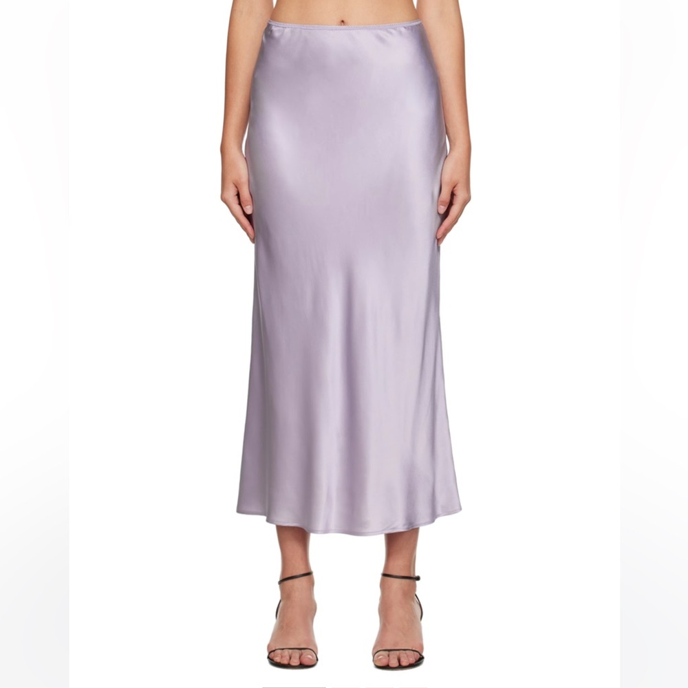Reformation Satin Skirt